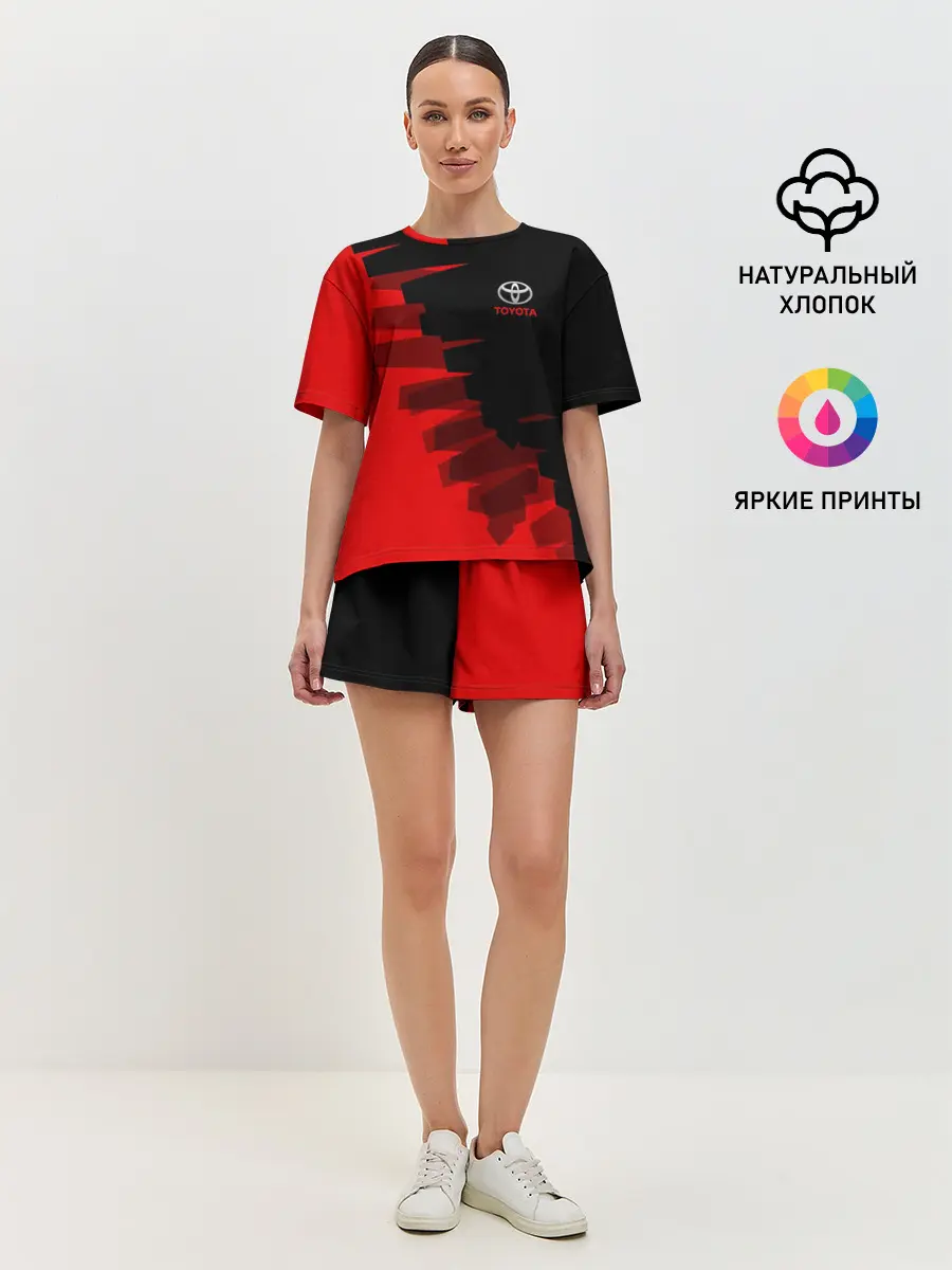 Женская пижама с шортами / TOYOTA SPORT