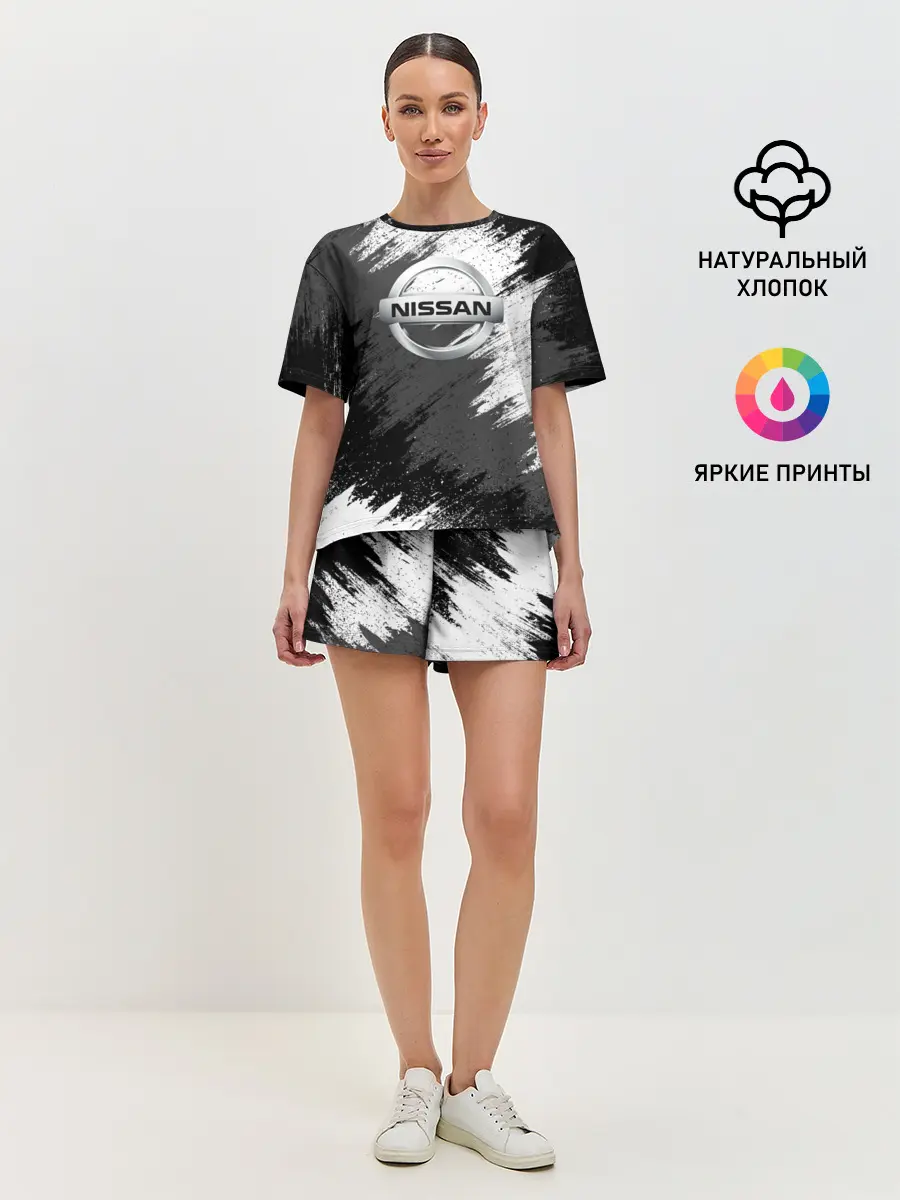 Женская пижама с шортами / Nissan