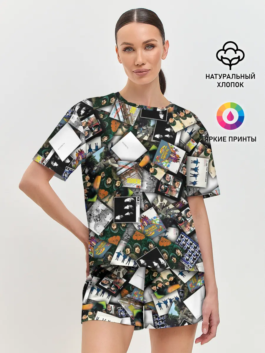 Женская пижама с шортами / The Beatles. Дискография