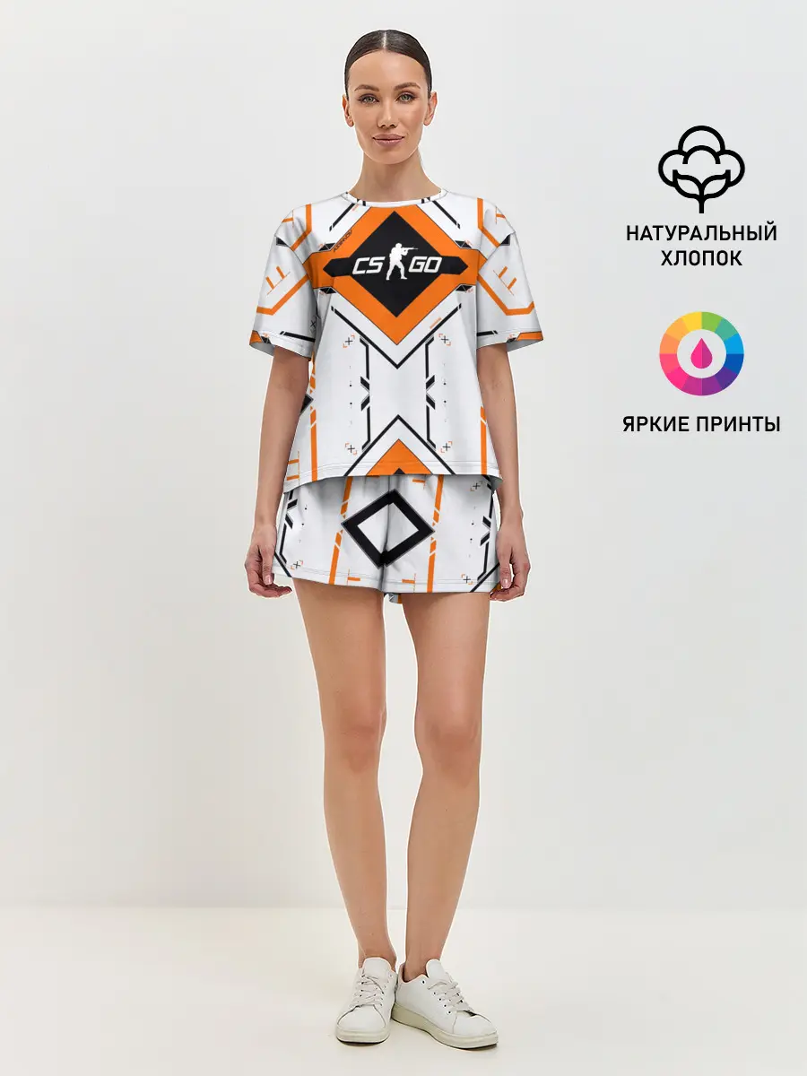 Женская пижама с шортами / Asiimov