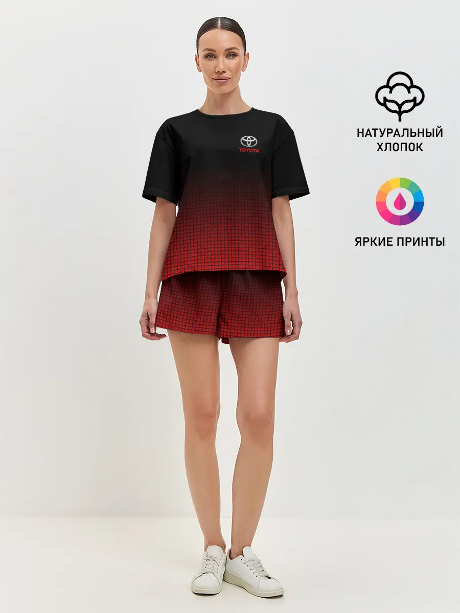 Женская пижама с шортами / TOYOTA SPORT