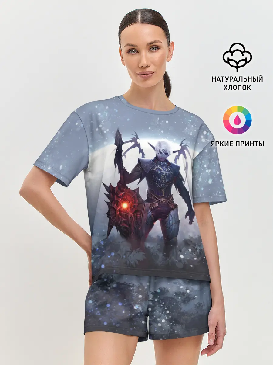 Женская пижама с шортами / Dark knight