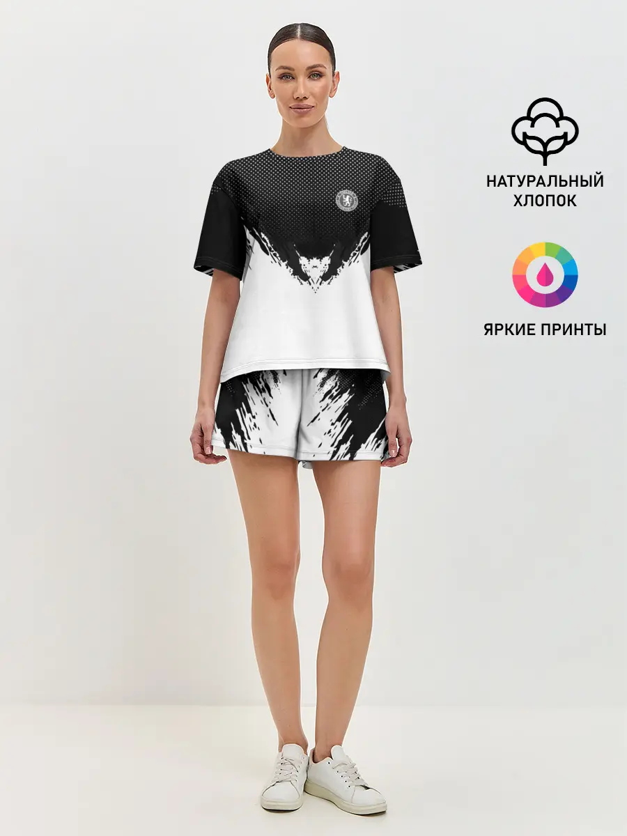 Женская пижама с шортами / Chelsea black 2018