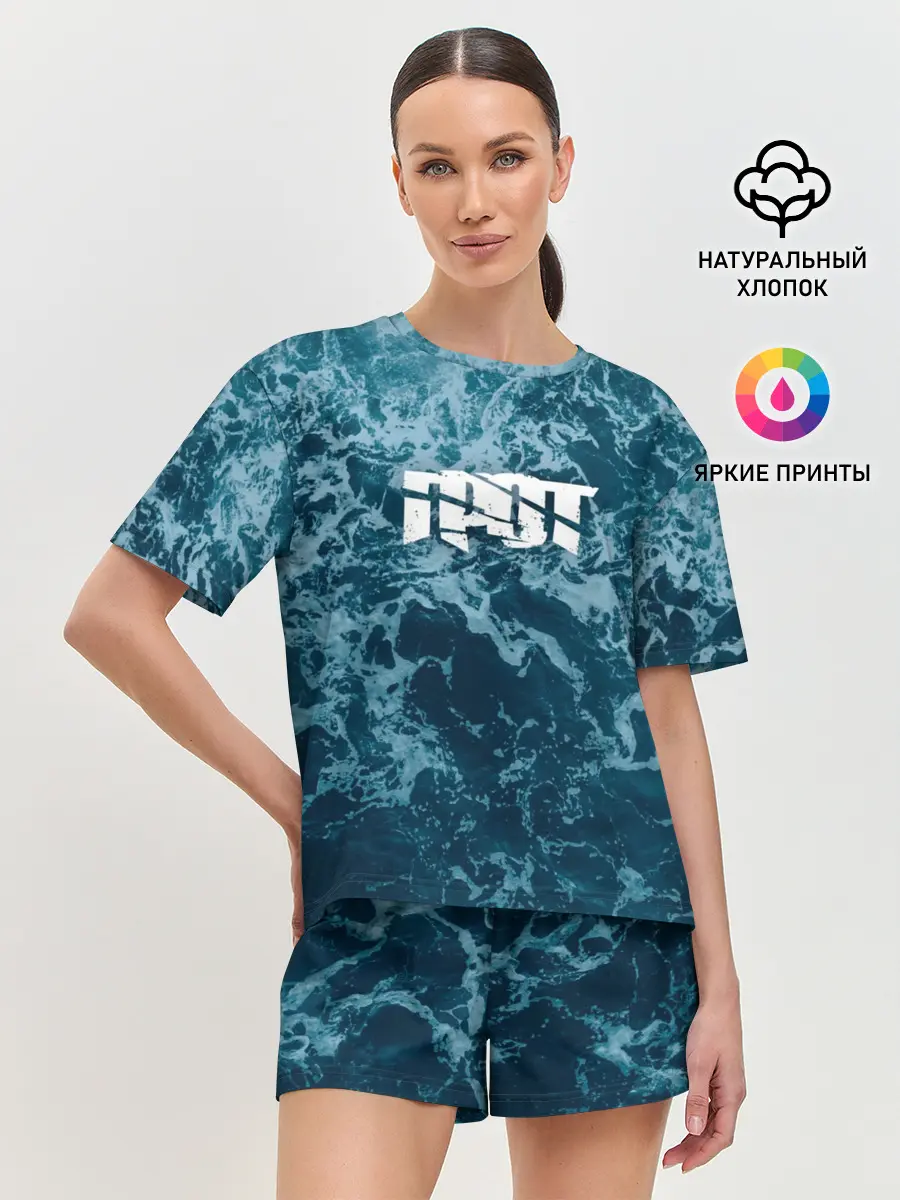 Женская пижама с шортами / ГРОТ