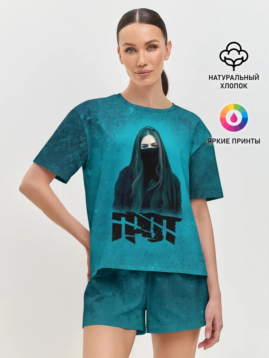 Женская пижама с шортами / Drummatix