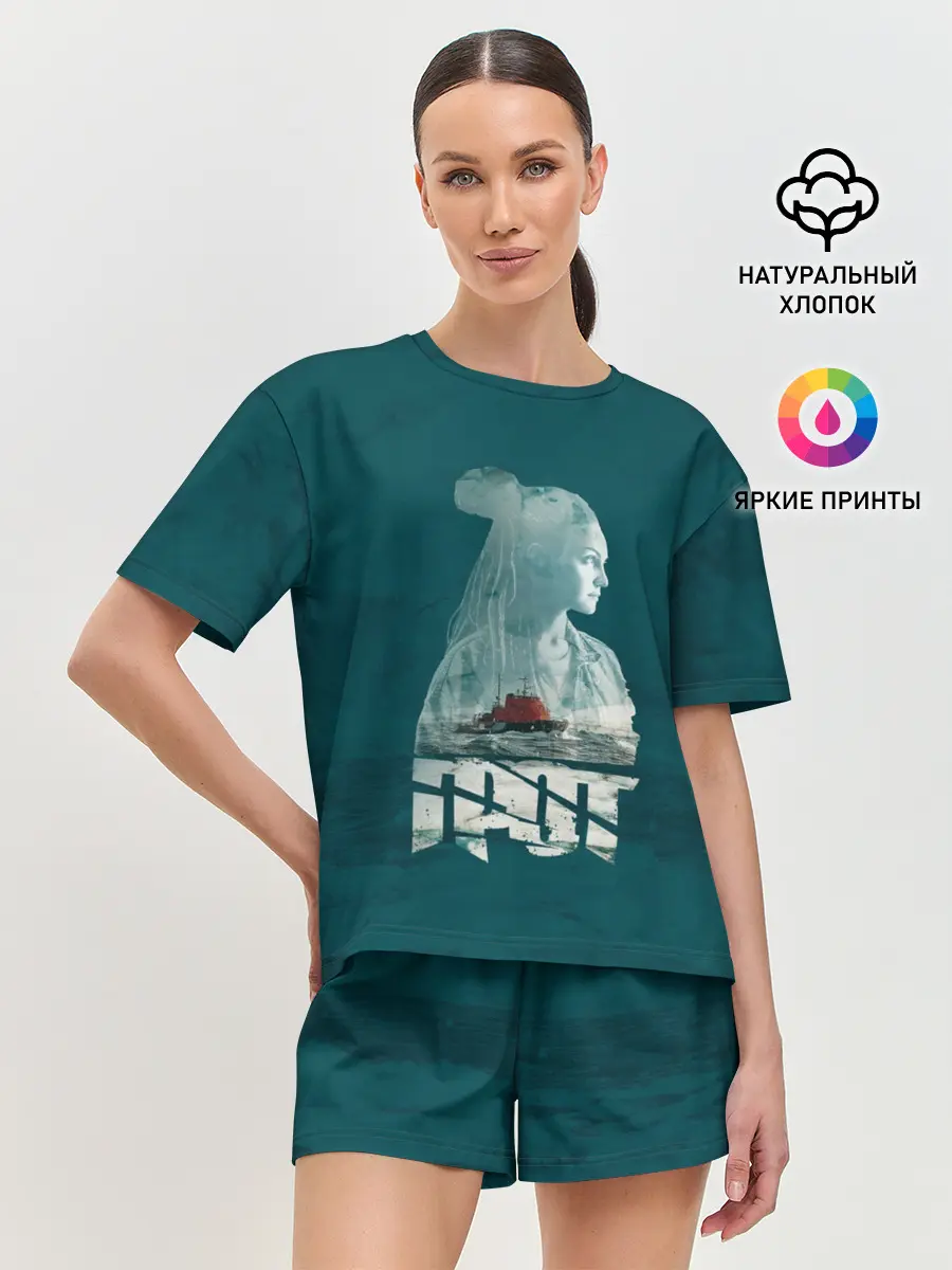 Женская пижама с шортами / Drummatix ВЕГА