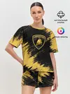 Женская пижама с шортами / Lamborghini