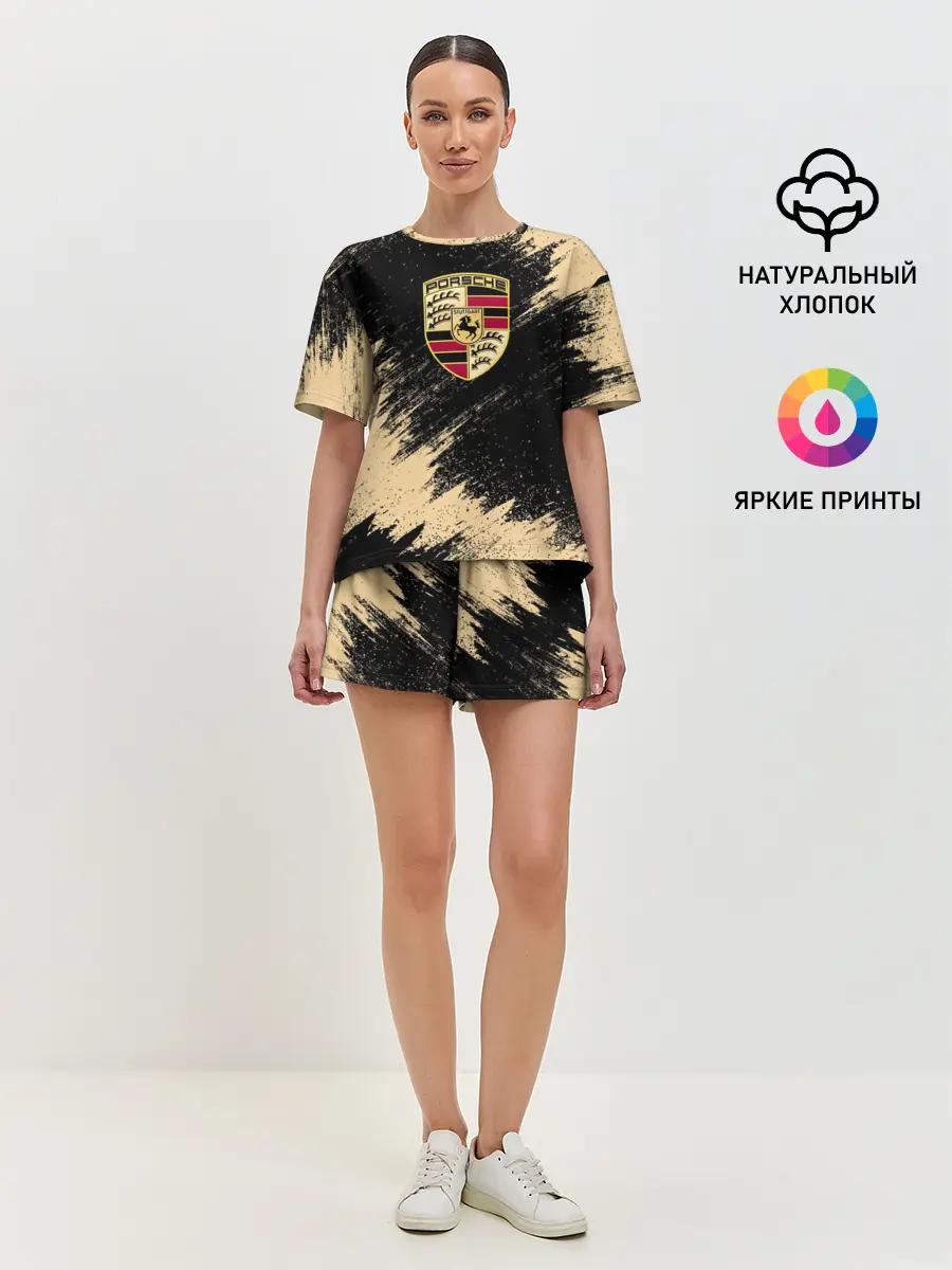 Женская пижама с шортами / Porsche