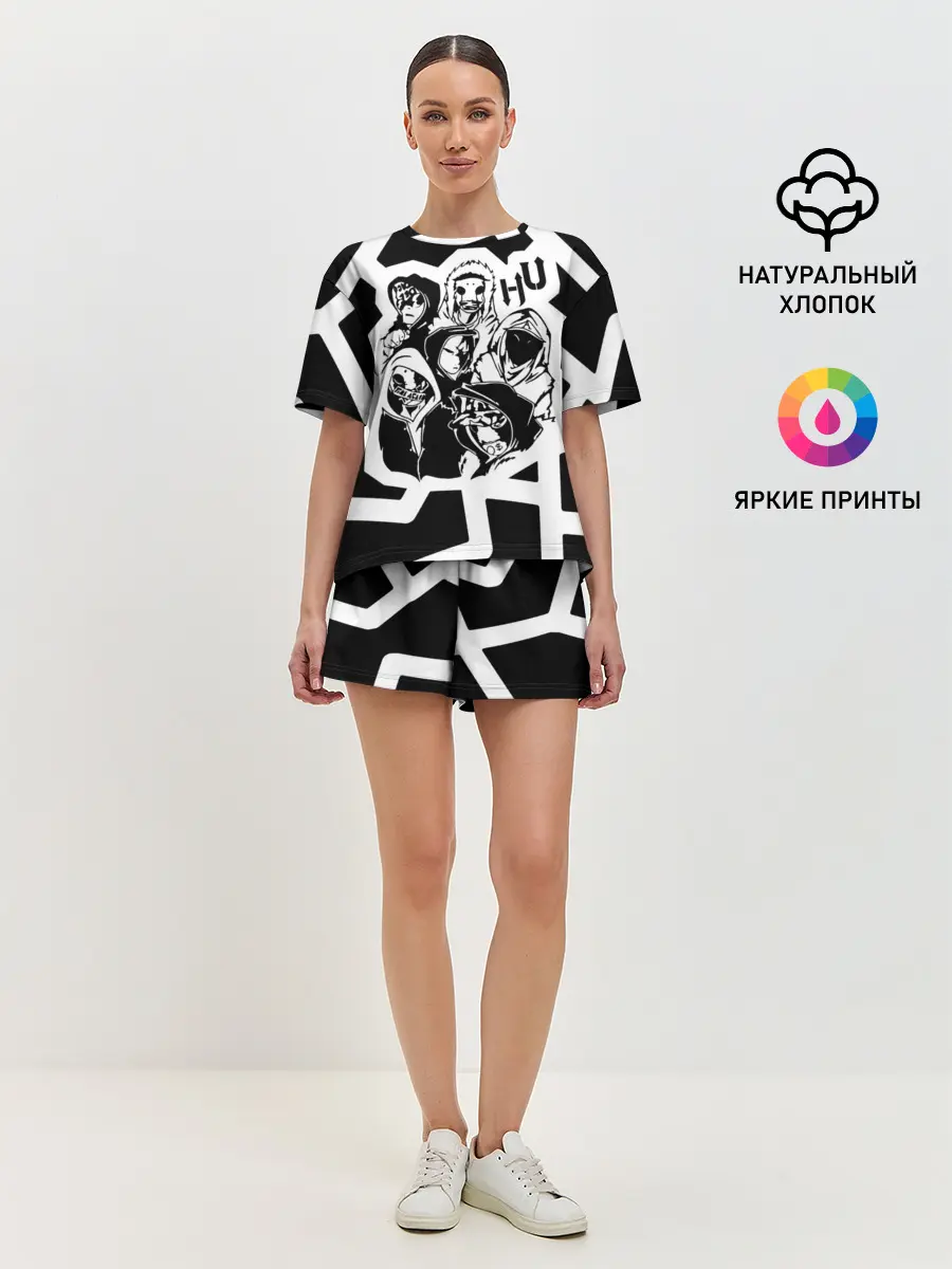Женская пижама с шортами / Hollywood Undead
