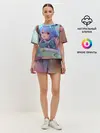 Женская пижама с шортами / коносуба аква