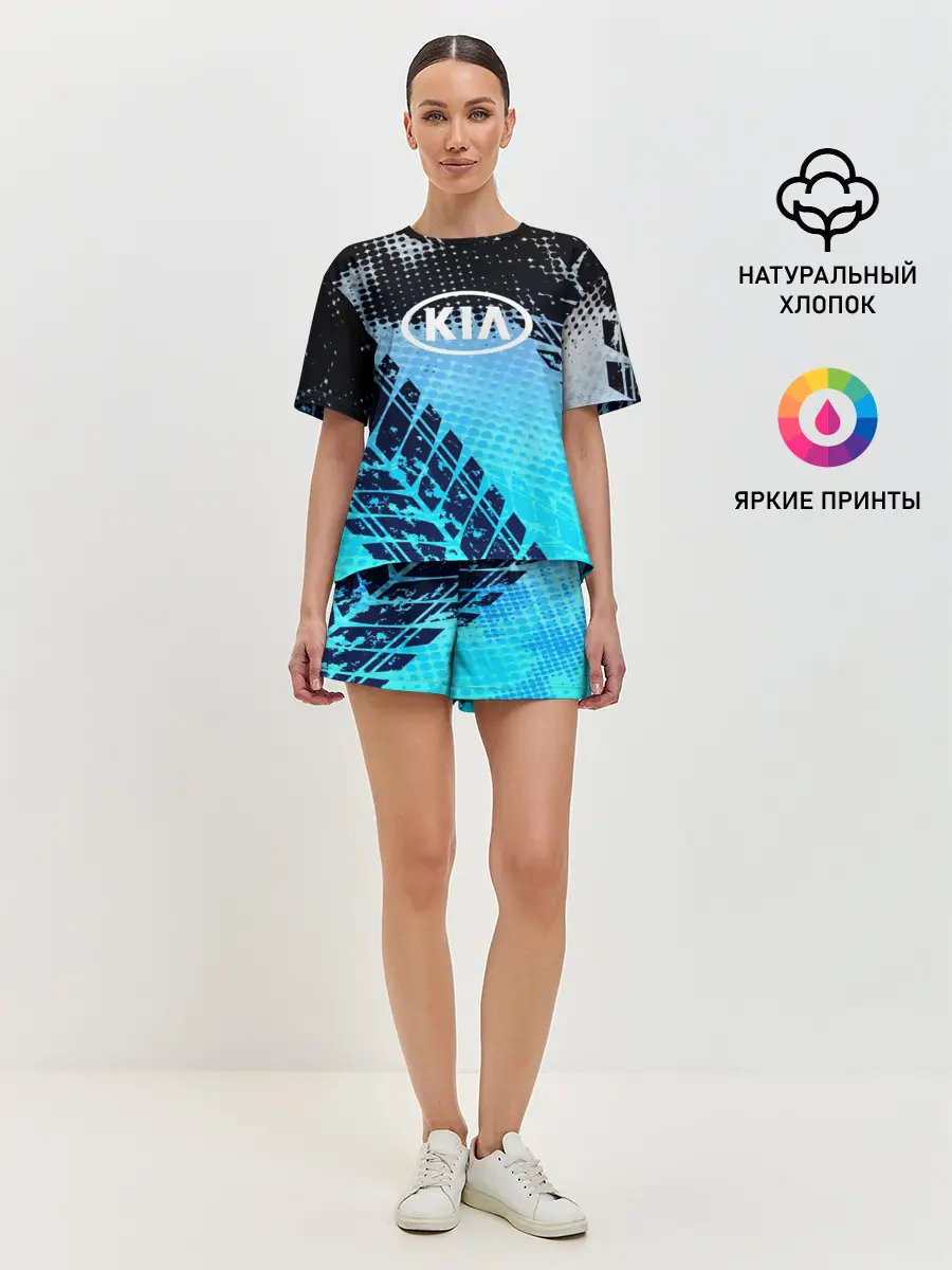 Женская пижама с шортами / KIA sport auto motors