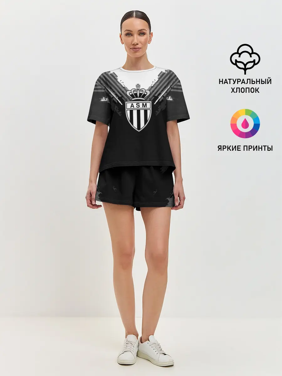 Женская пижама с шортами / Monaco abstract original