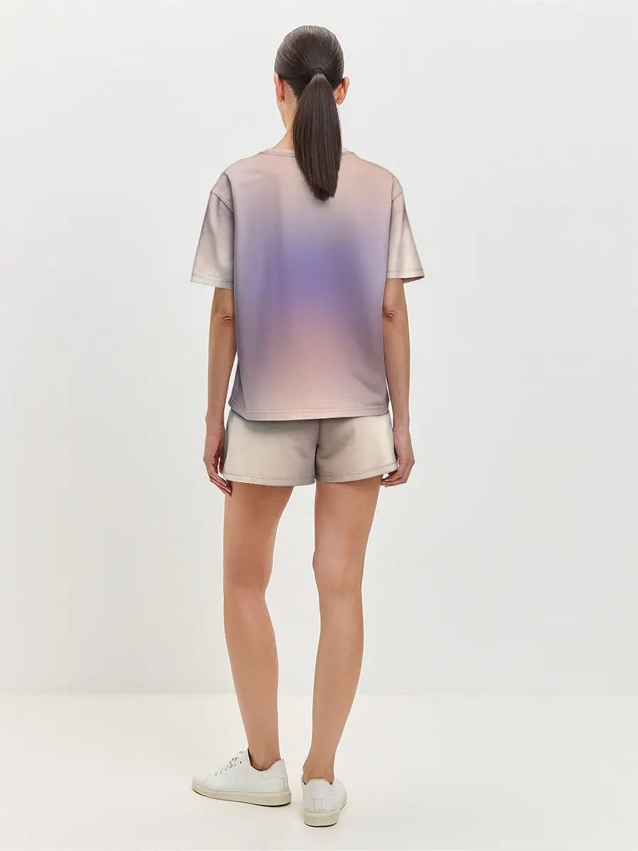 Женская пижама с шортами / Язык