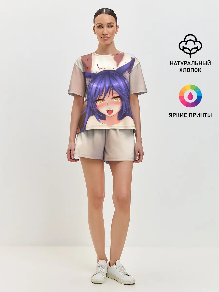 Женская пижама с шортами / Язык