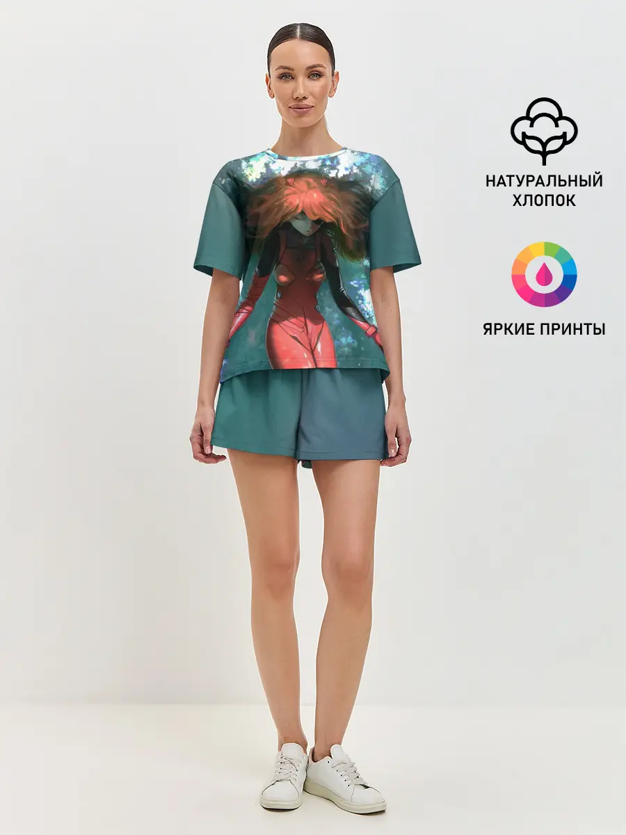 Женская пижама с шортами / Rei Ayanami