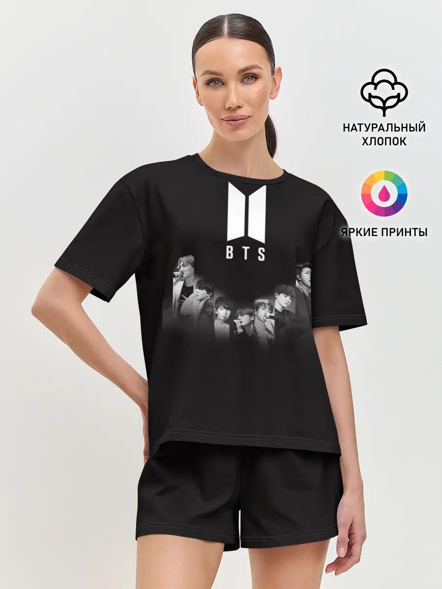 Женская пижама с шортами / BTS от Jackie-O