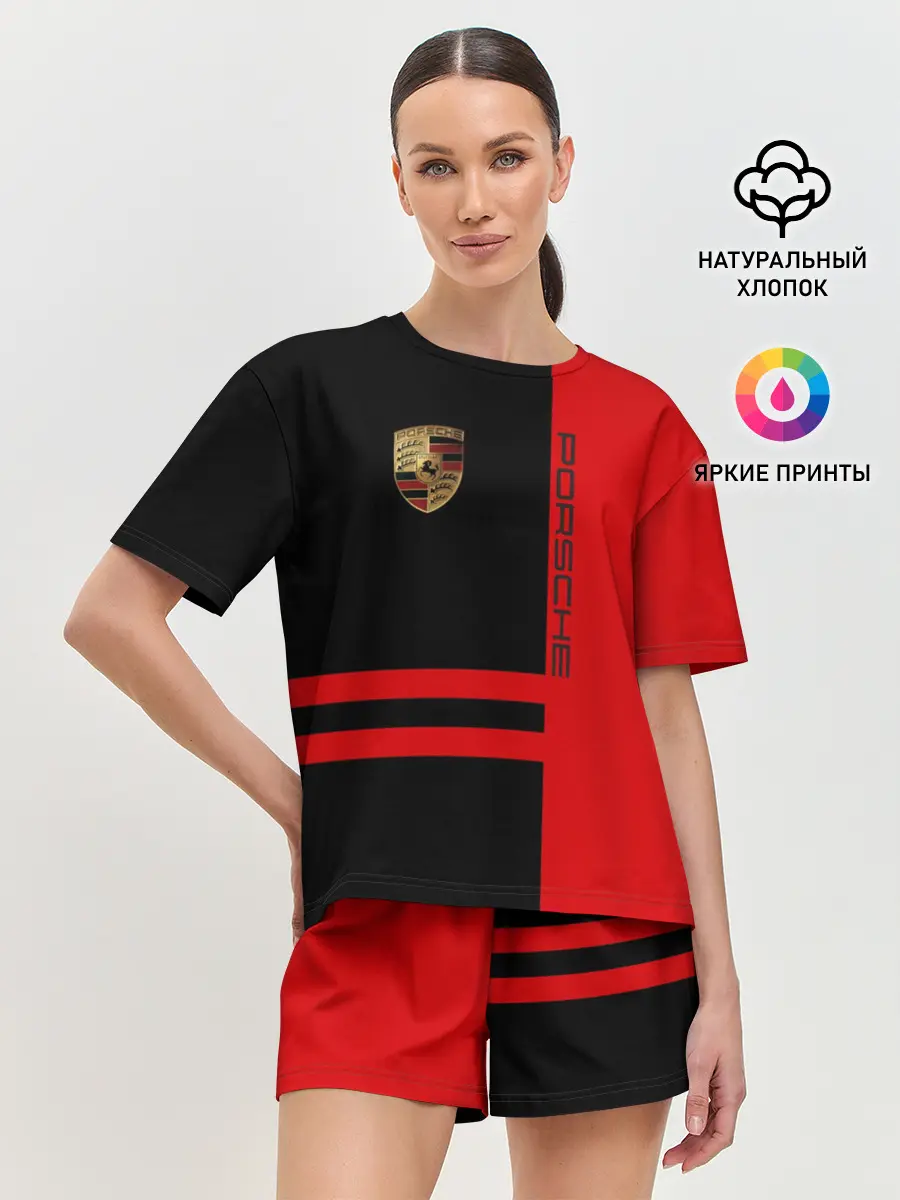 Женская пижама с шортами / Porsche