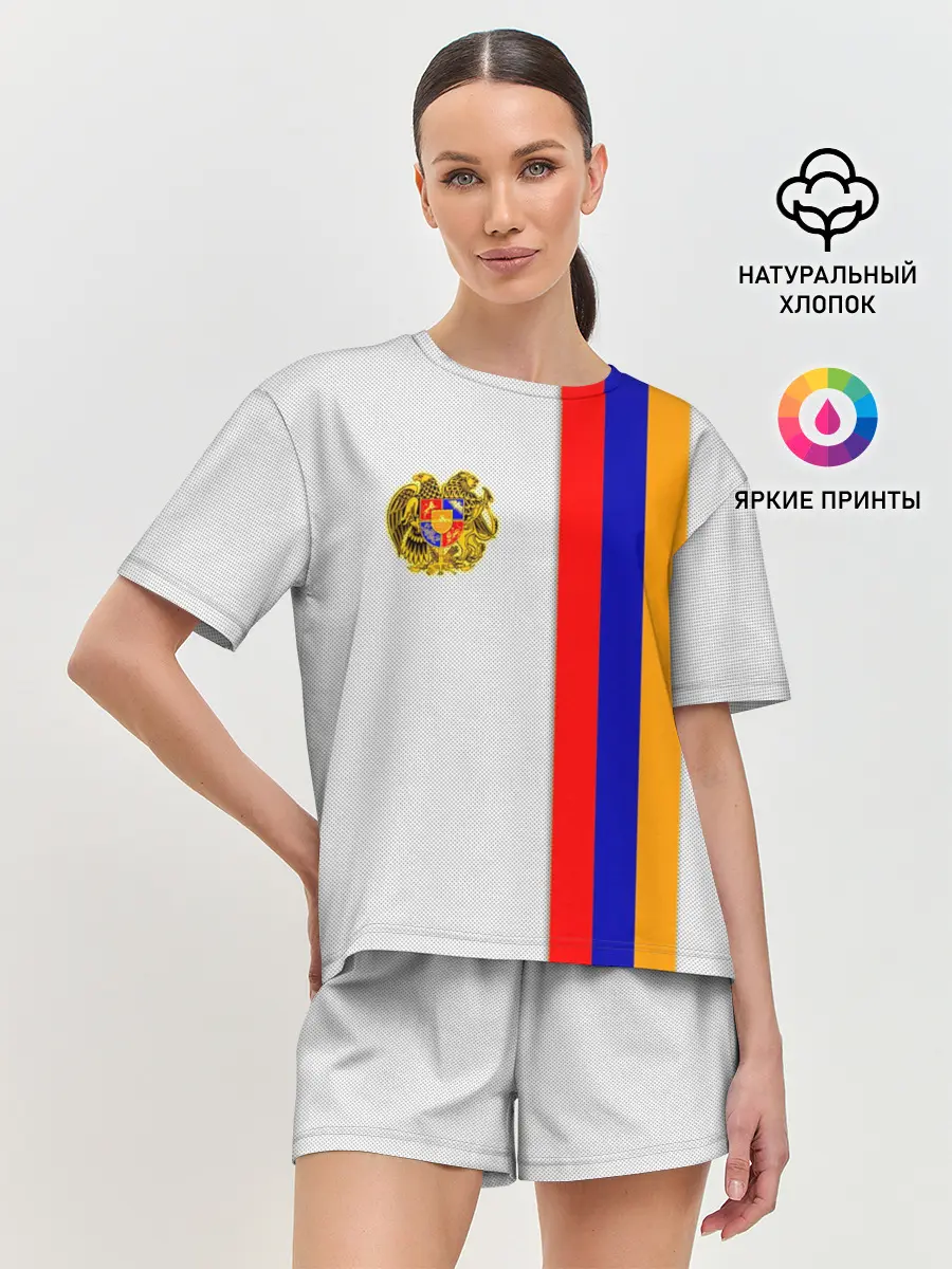 Женская пижама с шортами / I Love Armenia