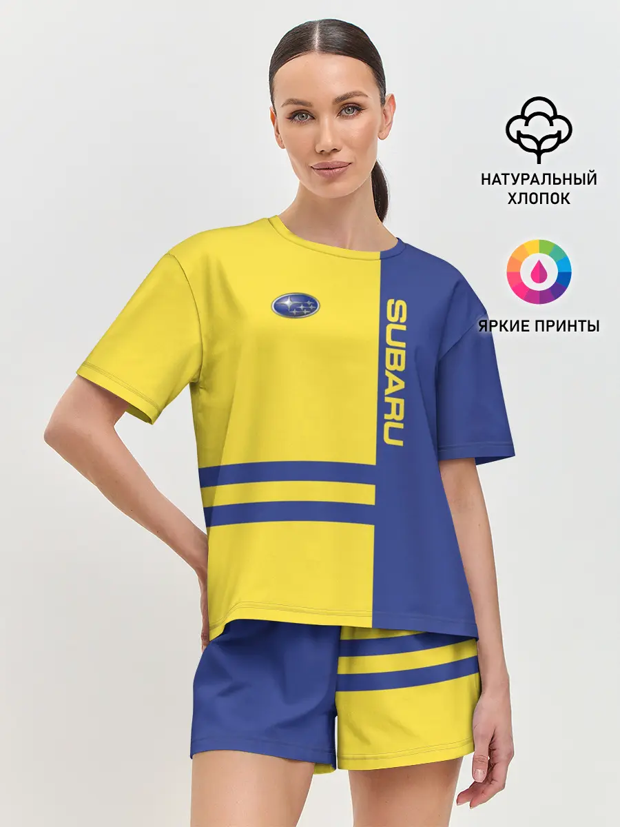 Женская пижама с шортами / Subaru