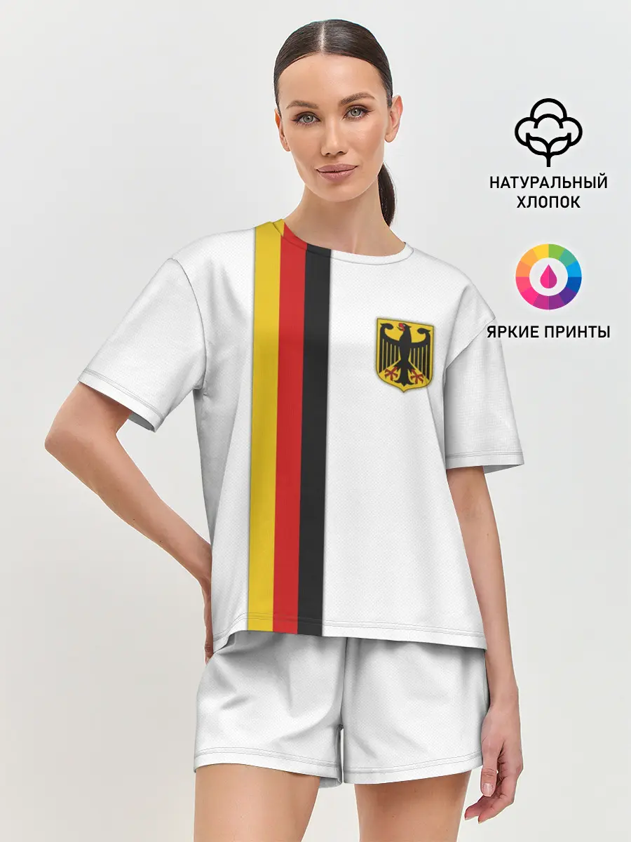 Женская пижама с шортами / I Love Germany