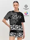 Женская пижама с шортами / Slayer Black