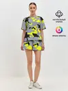 Женская пижама с шортами / Yellow camouflage