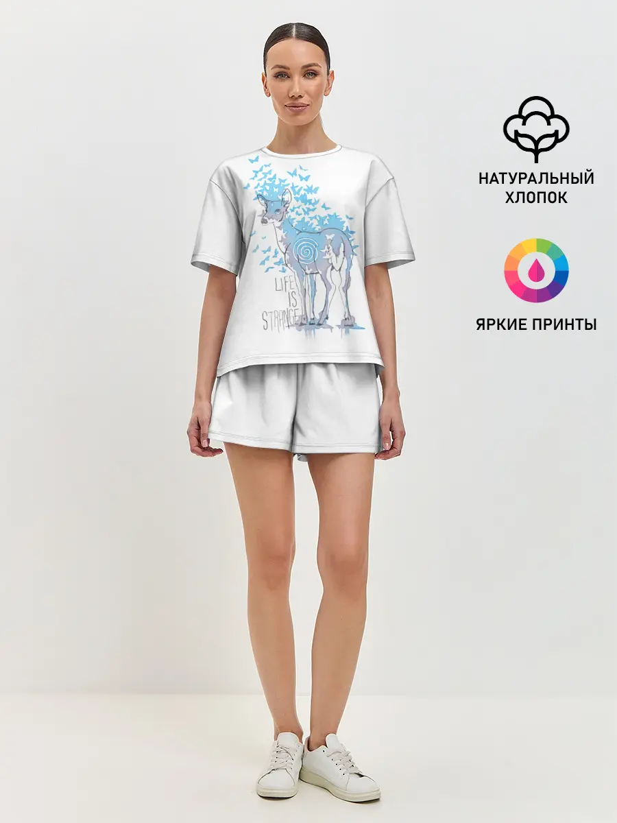 Женская пижама с шортами / Life is Strange. Олень