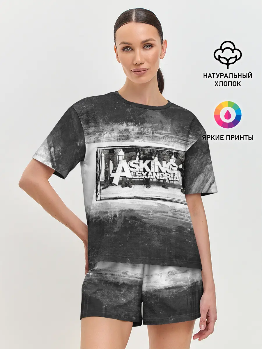 Женская пижама с шортами / Asking Alexandria