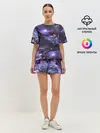 Женская пижама с шортами / Sky nebula