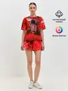 Женская пижама с шортами / Red Snake