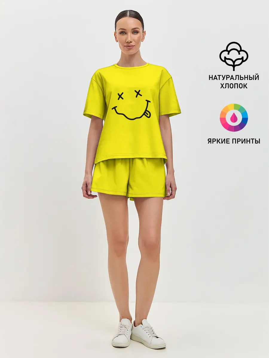 Женская пижама с шортами / Nirvana