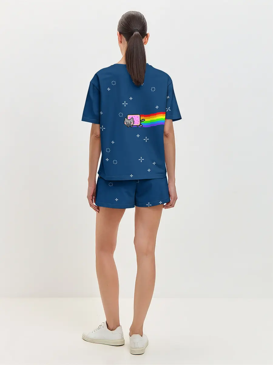 Женская пижама с шортами / Нянкот