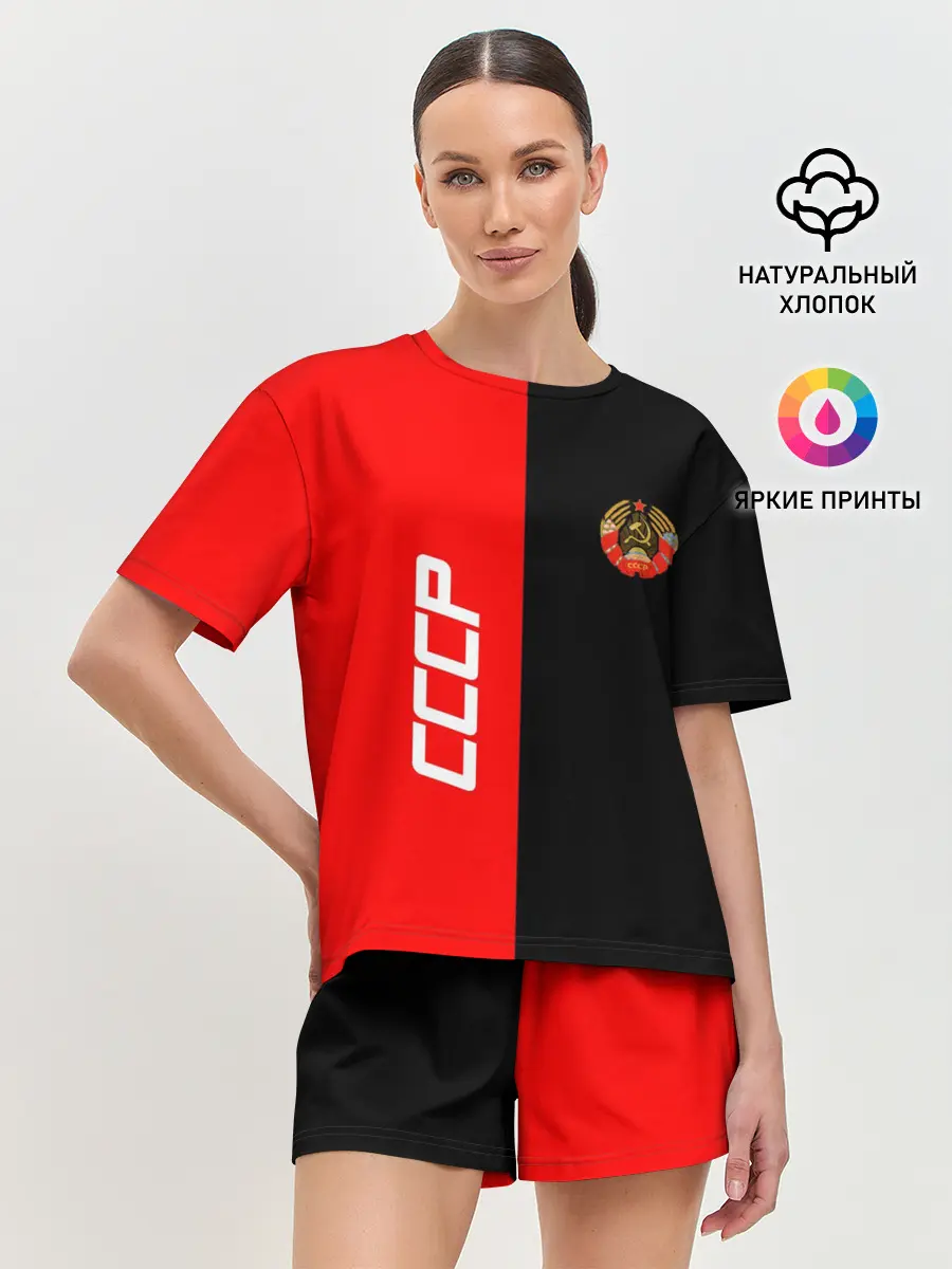 Женская пижама с шортами / СССР