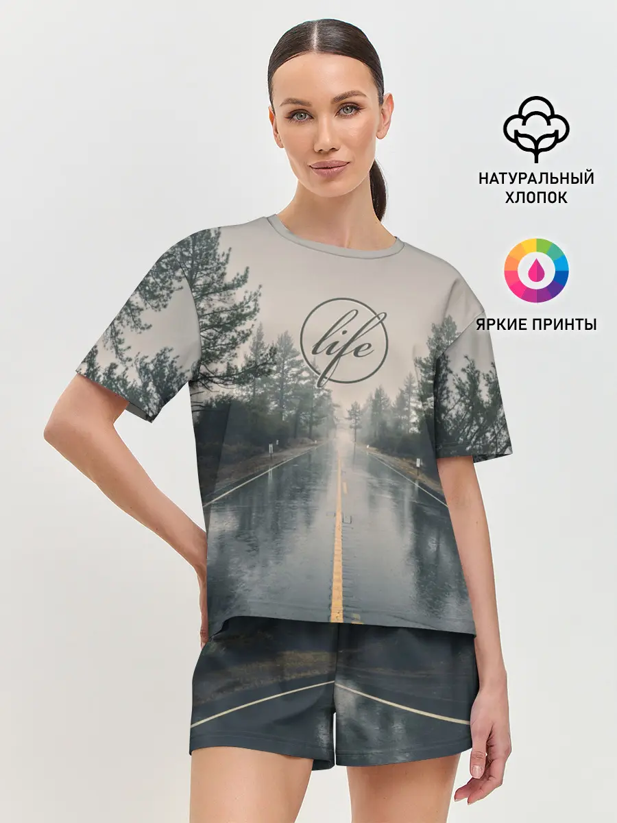 Женская пижама с шортами / Life