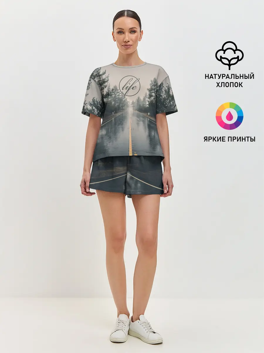 Женская пижама с шортами / Life