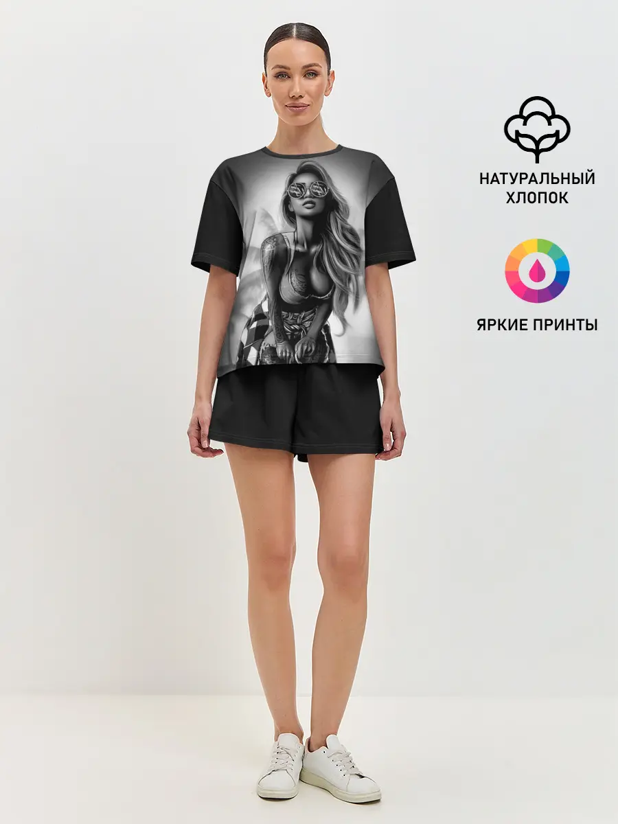 Женская пижама с шортами / Trap girl