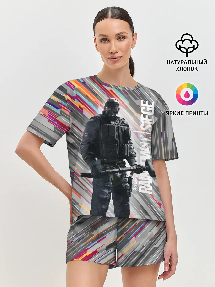 Женская пижама с шортами / Rainbow Six Siege