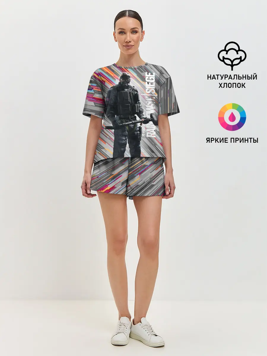 Женская пижама с шортами / Rainbow Six Siege