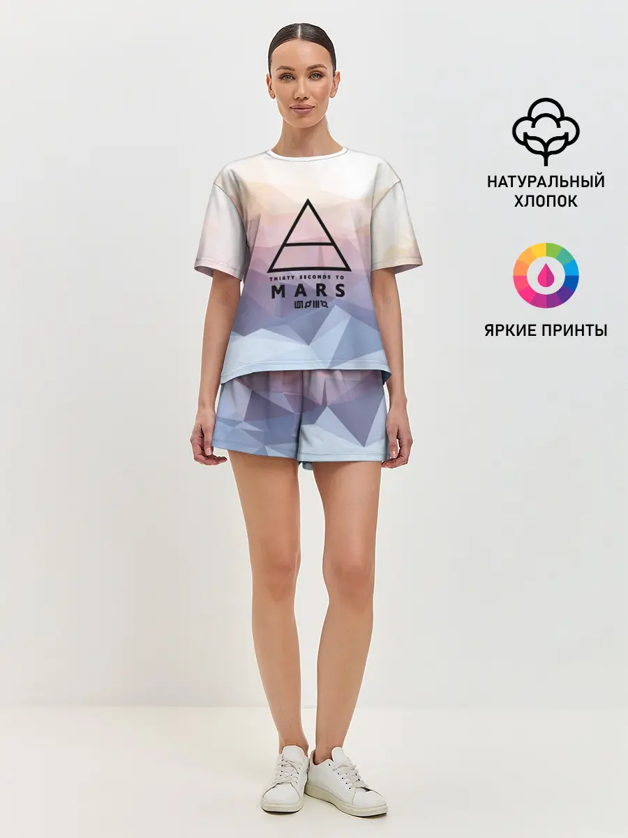 Женская пижама с шортами / 30 Seconds to Mars