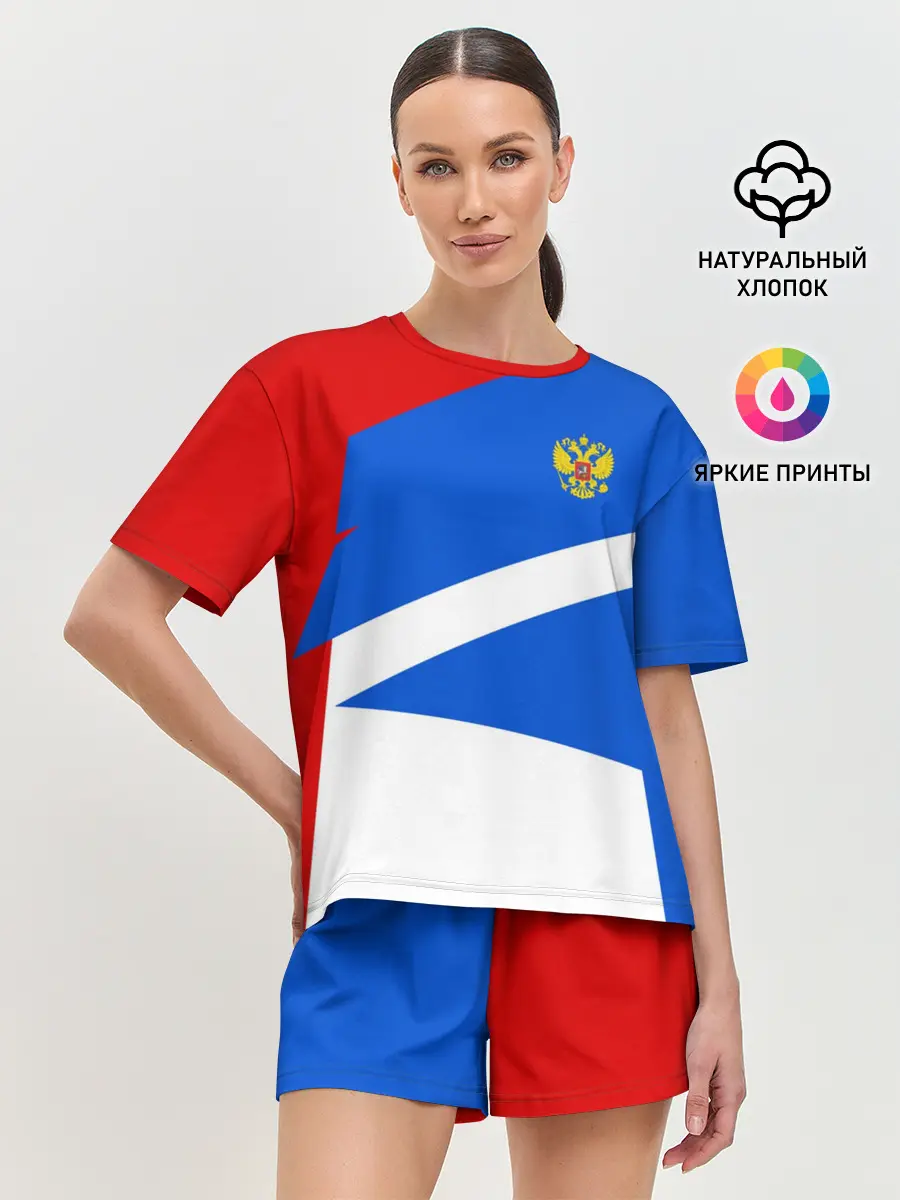 Женская пижама с шортами / RUSSIA SPORT