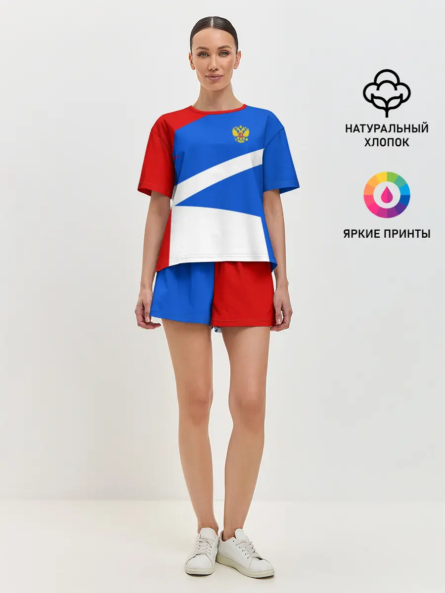 Женская пижама с шортами / RUSSIA SPORT