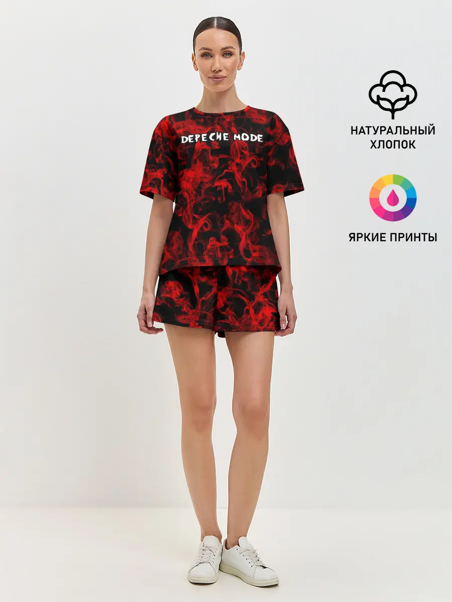Женская пижама с шортами / Depeche Mode