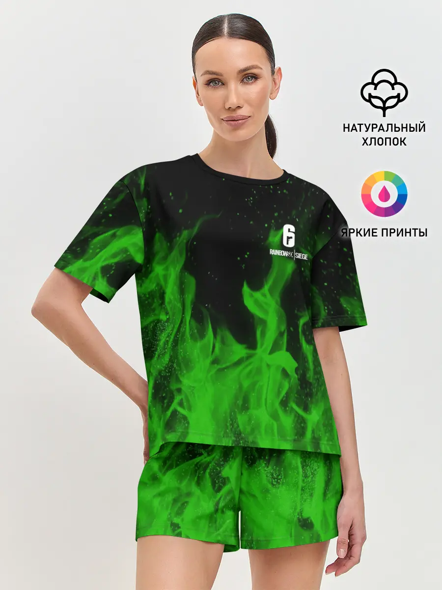 Женская пижама с шортами / RAINBOW SIX SIEGE