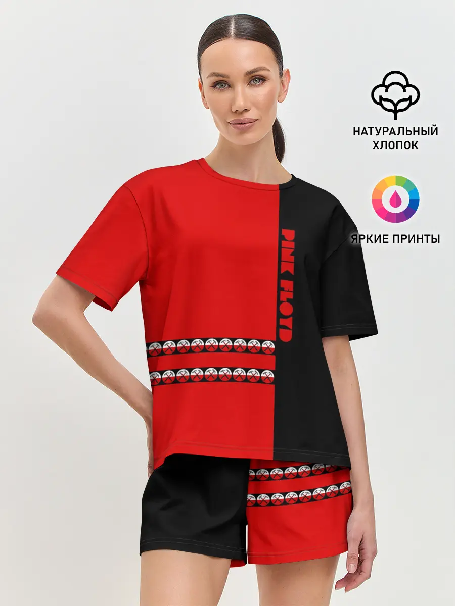 Женская пижама с шортами / Pink Floyd