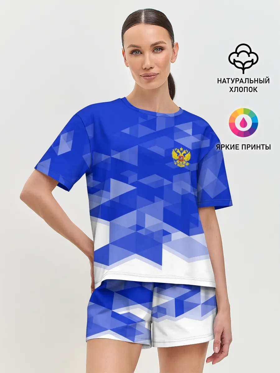 Женская пижама с шортами / RUSSIA SPORT