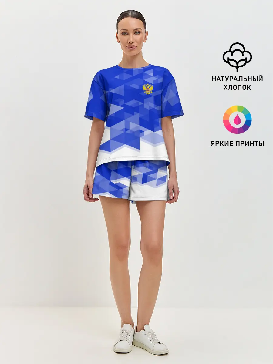 Женская пижама с шортами / RUSSIA SPORT