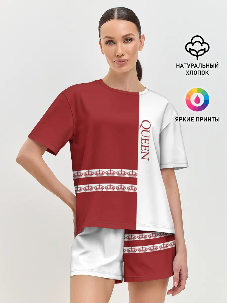 Женская пижама с шортами / Queen