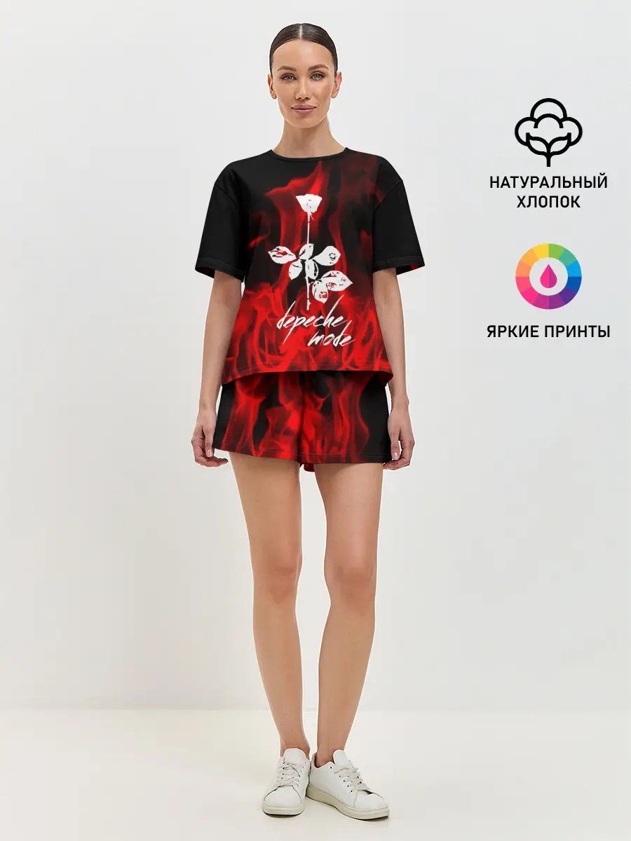 Женская пижама с шортами / Depeche Mode