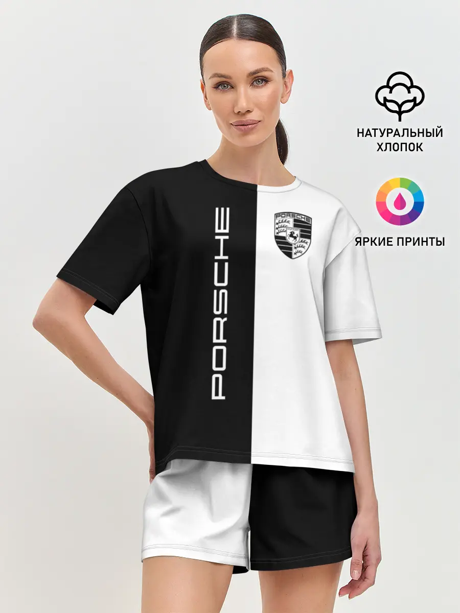 Женская пижама с шортами / Porsche