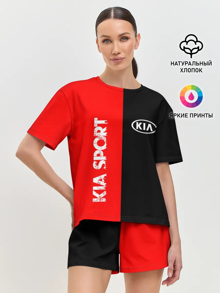 Женская пижама с шортами / KIA SPORT